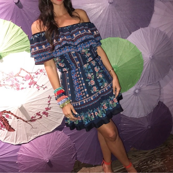 Jealous Tomato Dresses & Skirts - Jealous Tomato Floral Off-Shoulder 2 piece Skirt Set